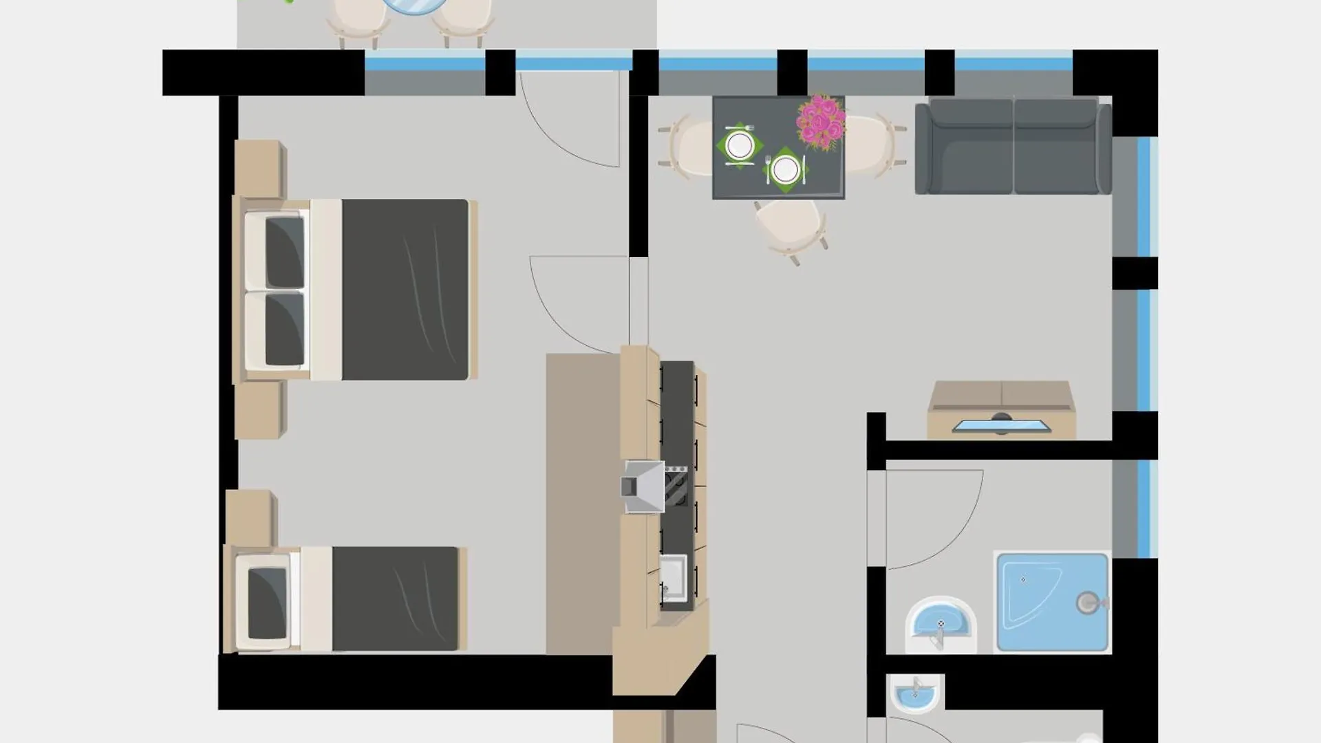 Gasthuis Appartements Waldesrand Sölden